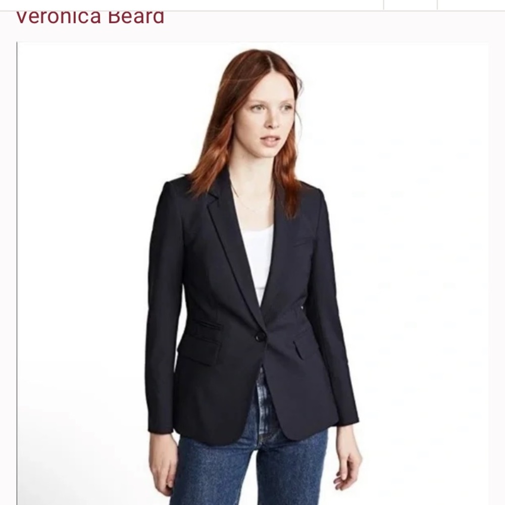 Veronica Beard navy blazer, size 2